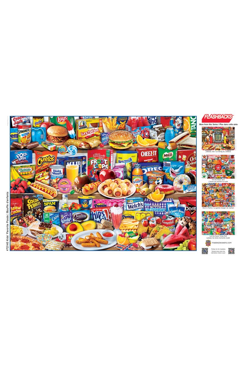 Kids Favorite Foods 1000 Piece Puzzle, Alternate, color, Multicolor