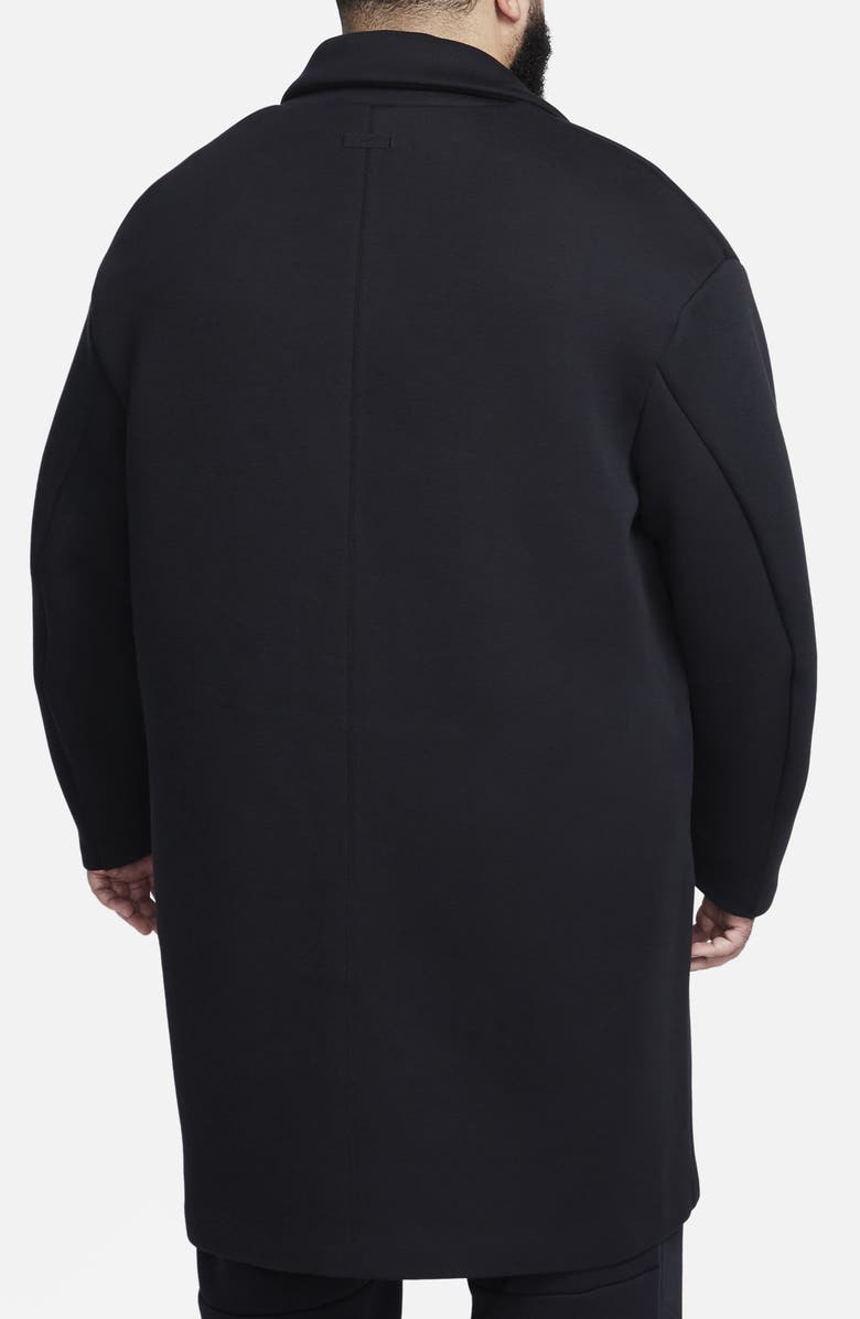 Nike Tech Fleece Reimagined Trench Coat, Alternate, color, Black/ Black