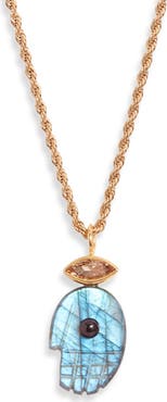 Child of Wild Mystic Hamsa Pendant Necklace
