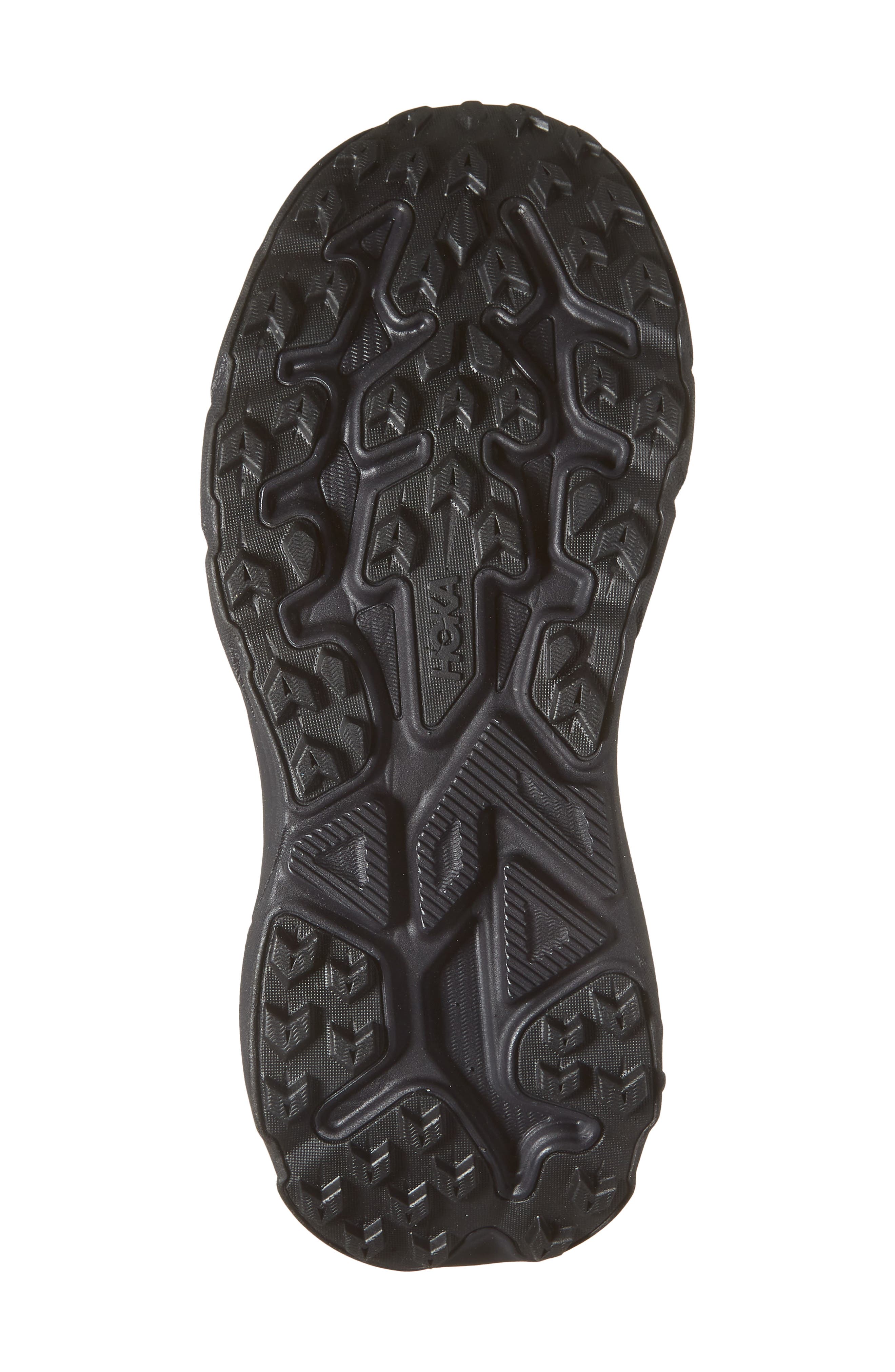 HOKA Challenger 8 GTX Gore-Tex<sup>®</sup> Waterproof Trail Running Shoe, Alternate, color, Black / Carbon Black