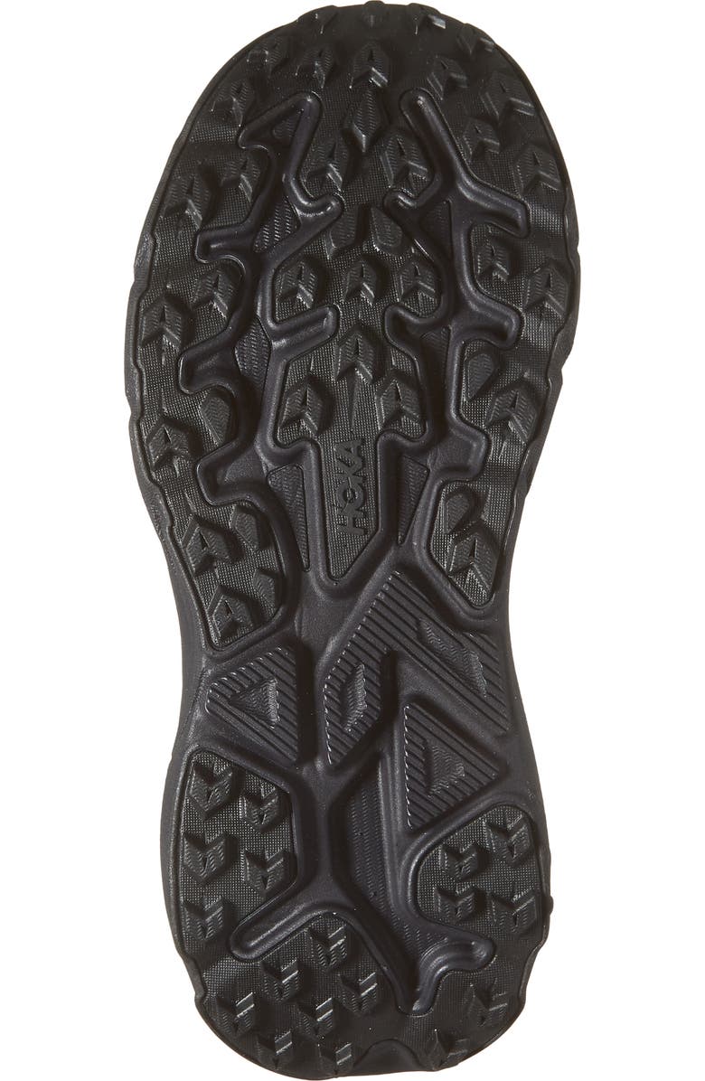 HOKA Challenger 8 GTX Gore-Tex<sup>®</sup> Waterproof Trail Running Shoe, Alternate, color, Black / Carbon Black