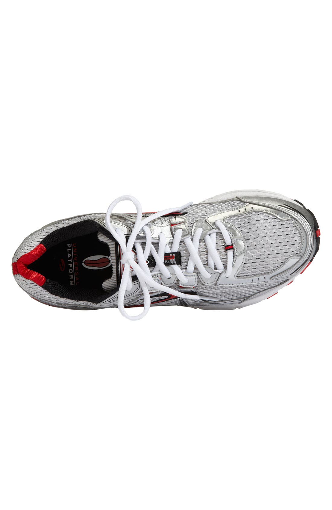 'Adrenaline™ GTS 11' Running Shoe, Alternate, color, WHITE/ BLACK/ SILVER/ SLAM