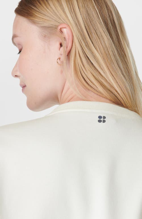 Shop Sweaty Betty Ski Club Graphic Sweathirt In Studio White