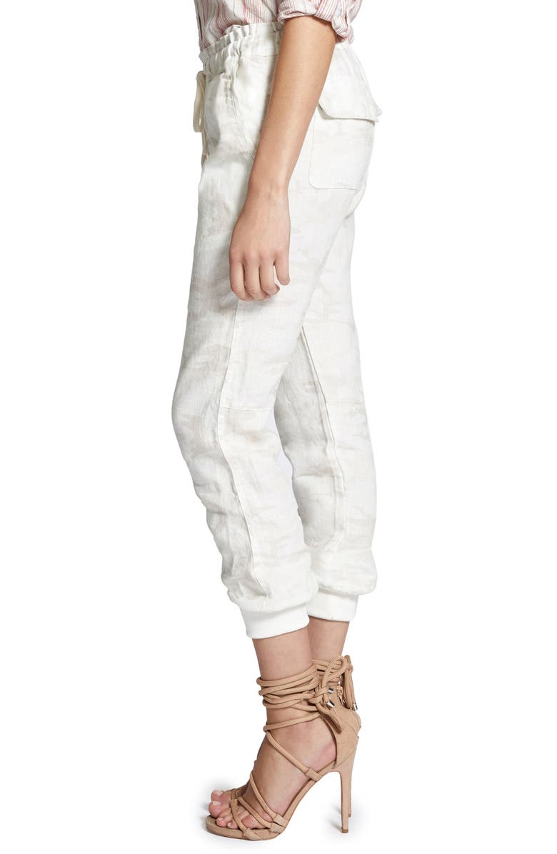 Sanctuary Troop Camo Linen Jogger Pants, Alternate, color, 