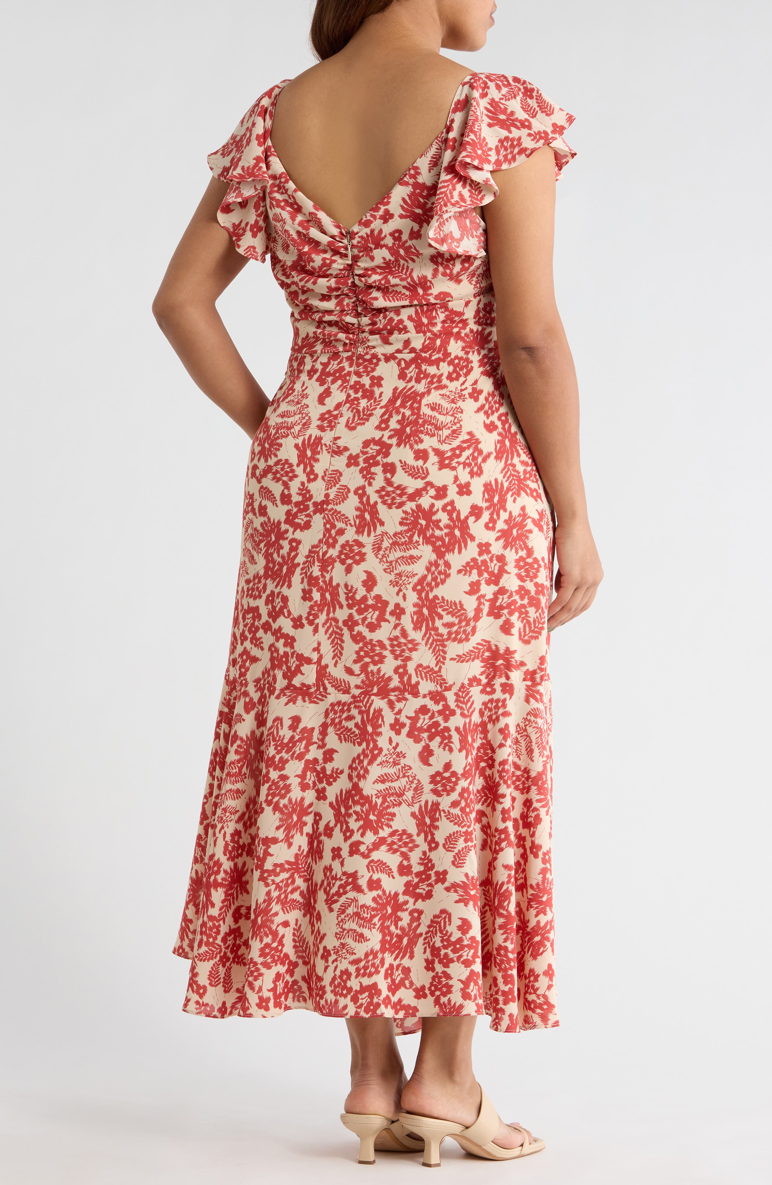 Nadia Ruched Maxi Dress - image 2