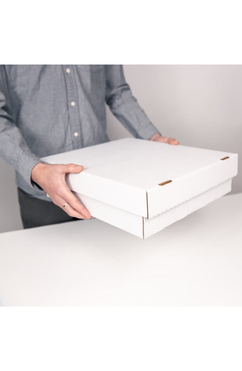 Easy Playhouse Trading Card Storage Box - 3200ct Capacity, Divided Organizer, Alternate, color, White