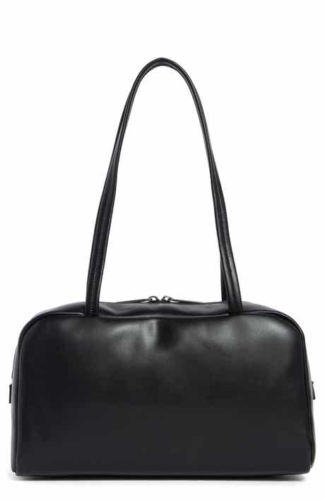 Bowler Faux Leather Shoulder Bag