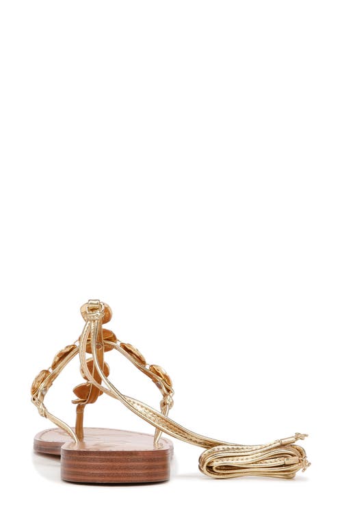 Sam Edelman Deirdre Flip Flop In Gold