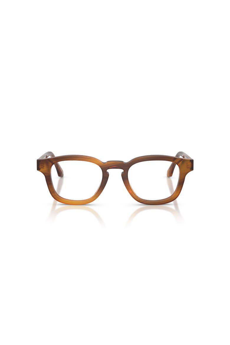 46mm Rectangle optical glasses, Alternate, color, Tortoise