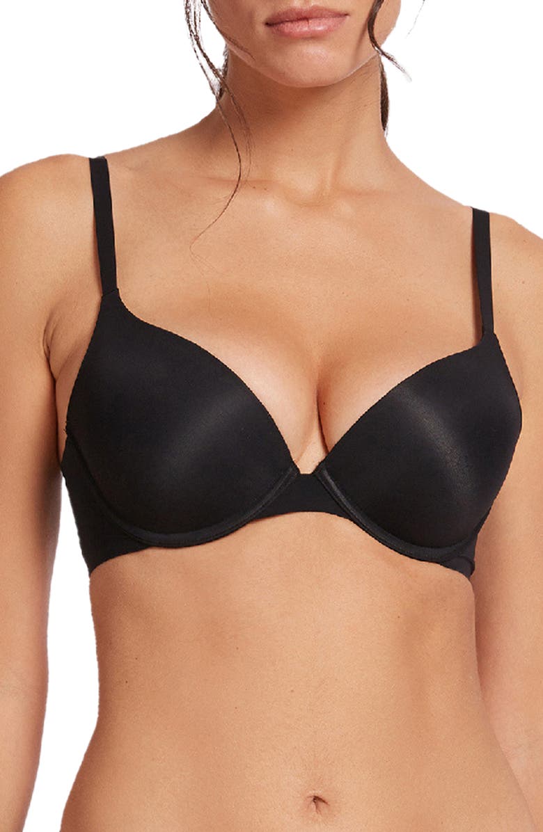 Wolford Pure 3W Underwire Push-Up Bra, Main, color, 