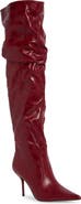 Steve Madden Prettie Faux Leather Over the Knee Boot