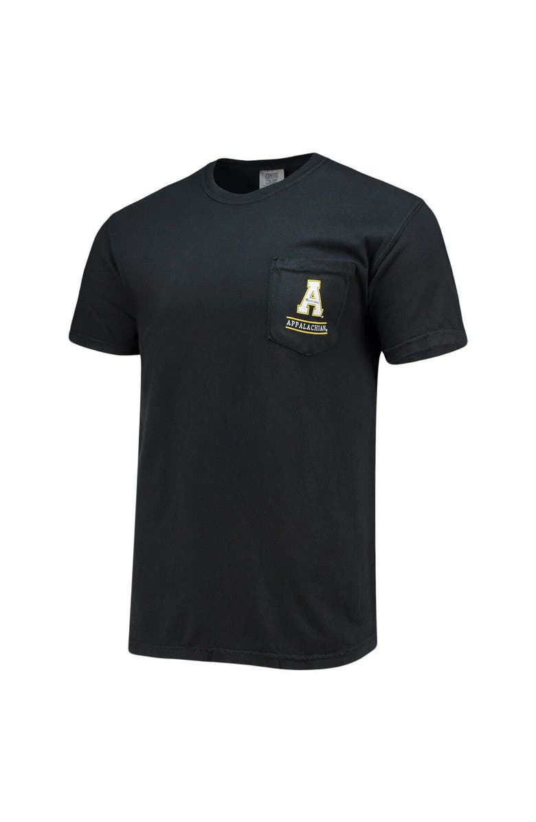 IMAGE ONE Men's Black Appalachian State Mountaineers Circle Campus Scene T-Shirt, Alternate, color, 