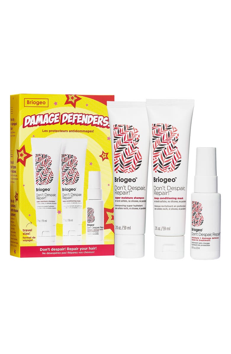 Briogeo Don't Despair, Repair!<sup>™</sup> Damage Defenders Set $37 Value, Main, color,