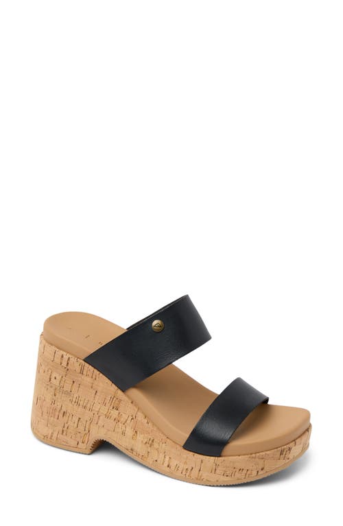 Reef Sunset Ibiza Platform Slide Sandal