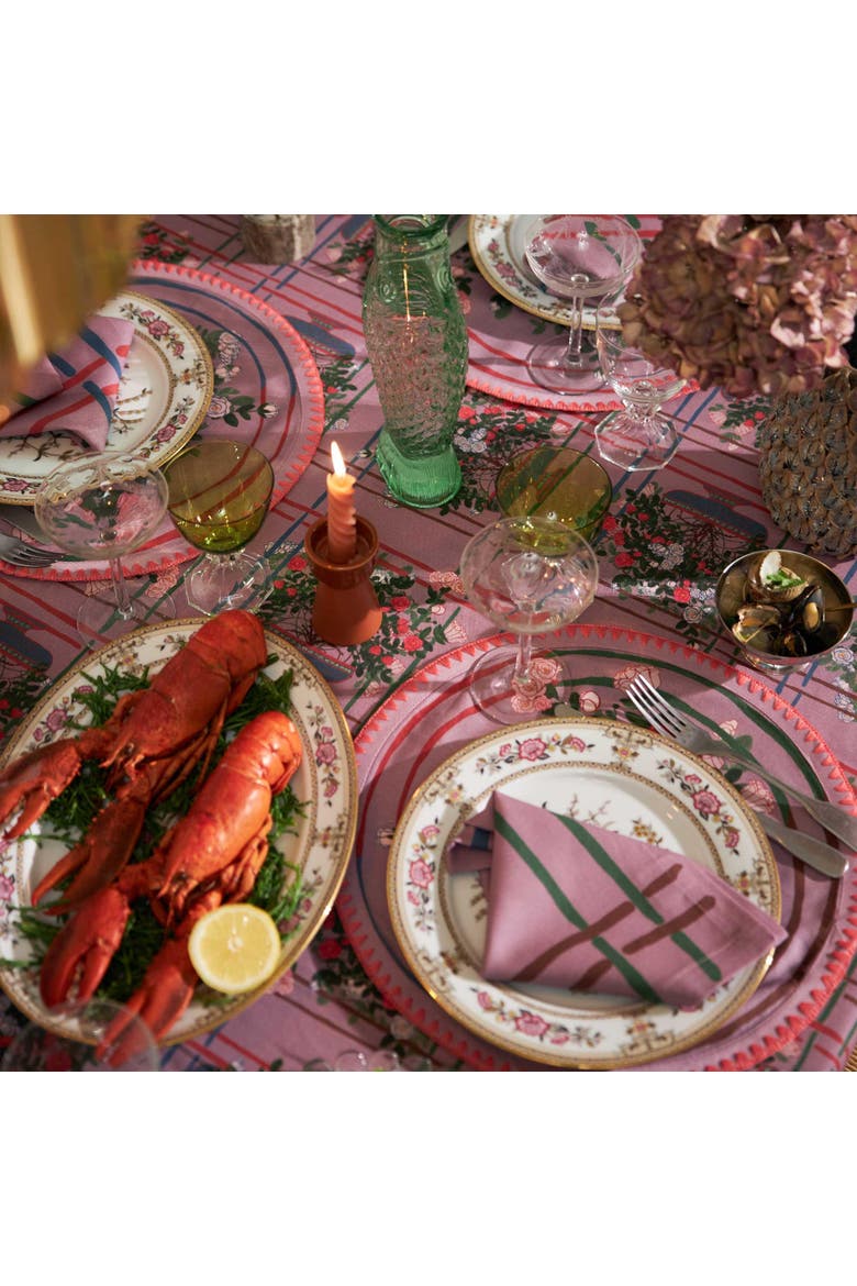 Tablecloth La Vie en Rose, Alternate, color, Pink