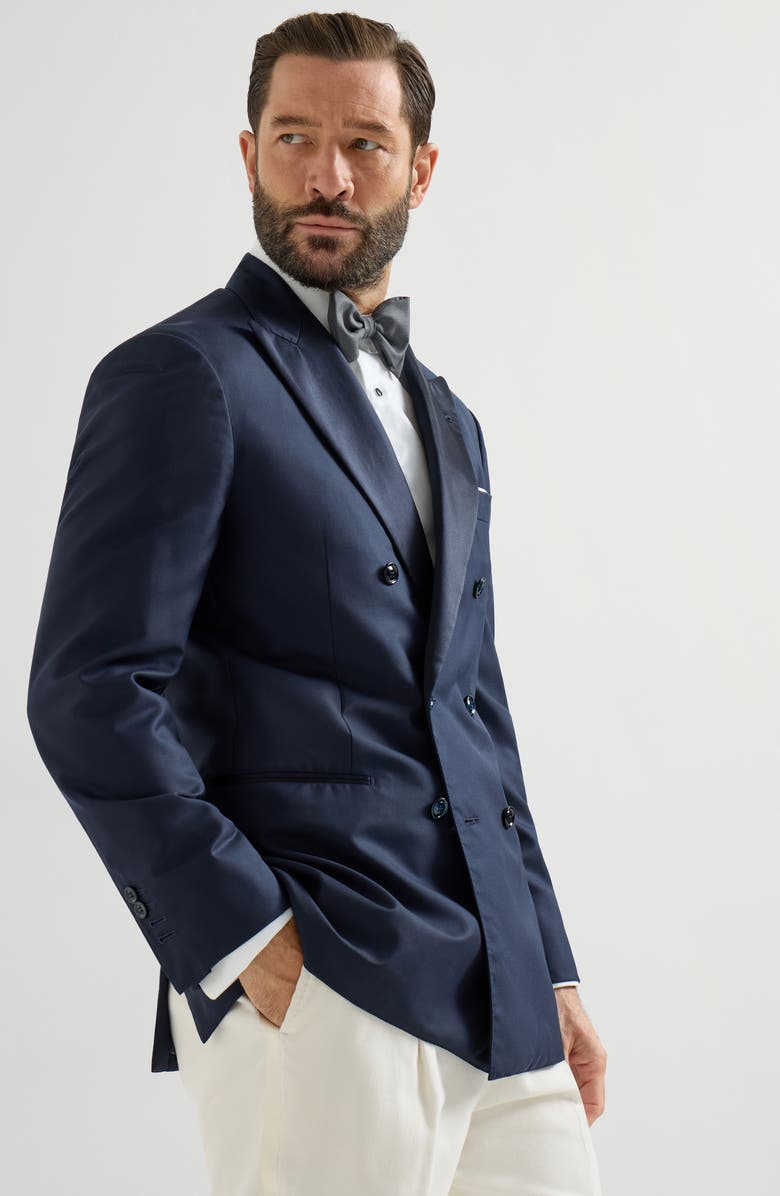 Brunello Cucinelli Giacca per smoking, Alternate, color, Navy Blue