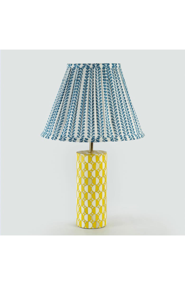 Mela Artisans Flourish Handblocked Lampshade, Alternate, color, 