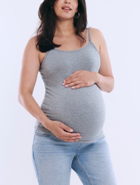 Plus Clip Down Nursing Tank Top Cami