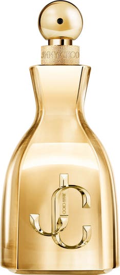 Jimmy Choo Parfum black outlet parent cocktail bag gold chain