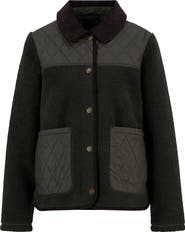 Barbour Laurel High Pile Fleece Quilted Jacket