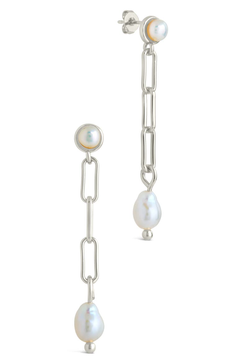 Fayelynn Cultured Pearl Chain Drop Earrings video