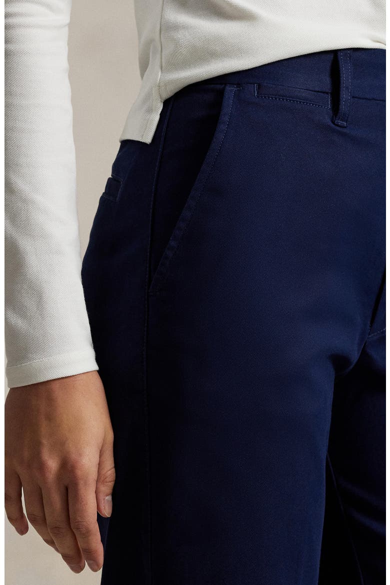 Cotton Wide Leg Ankle Chinos, Alternate, color, NEWPORT NAVY