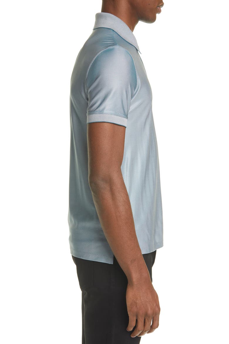 Slim Fit Stretch Short Sleeve Polo, Alternate, color, GREY
