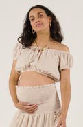 Cache Coeur Maternity and Nursing Crop-Top Paloma