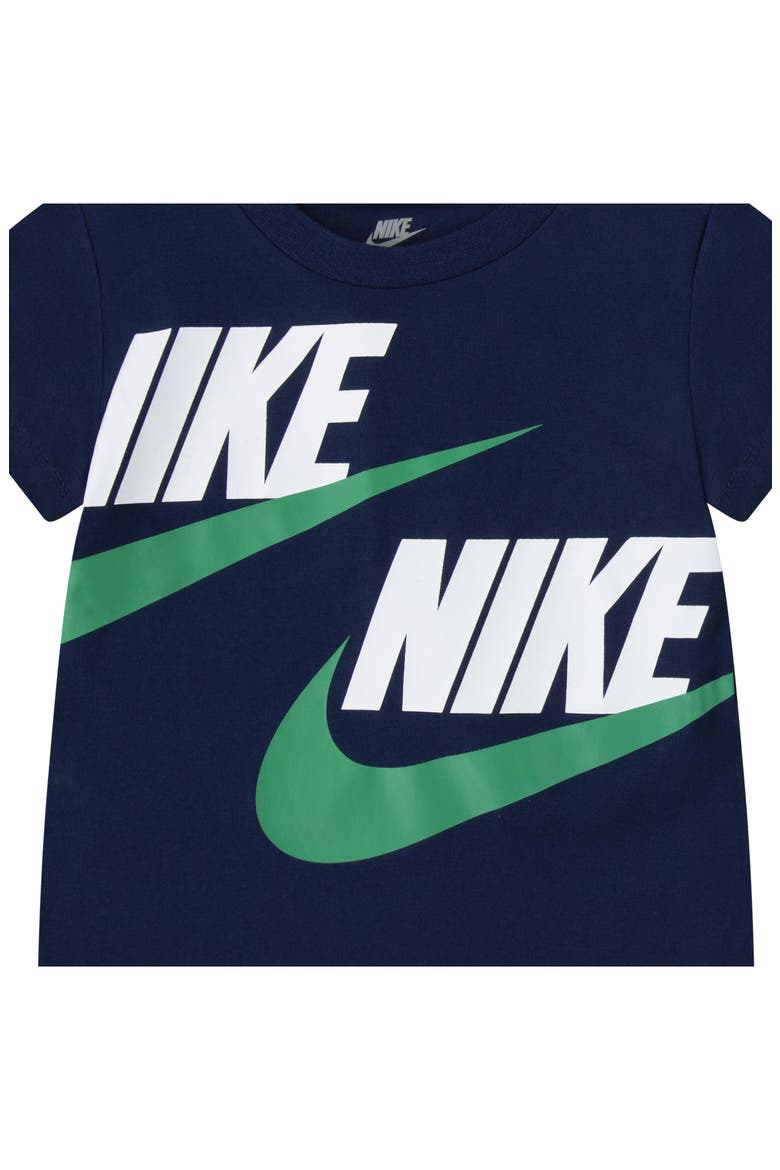 Logo Tee & Cargo Shorts 2-Piece Set, Alternate, color, STADIUM GREEN