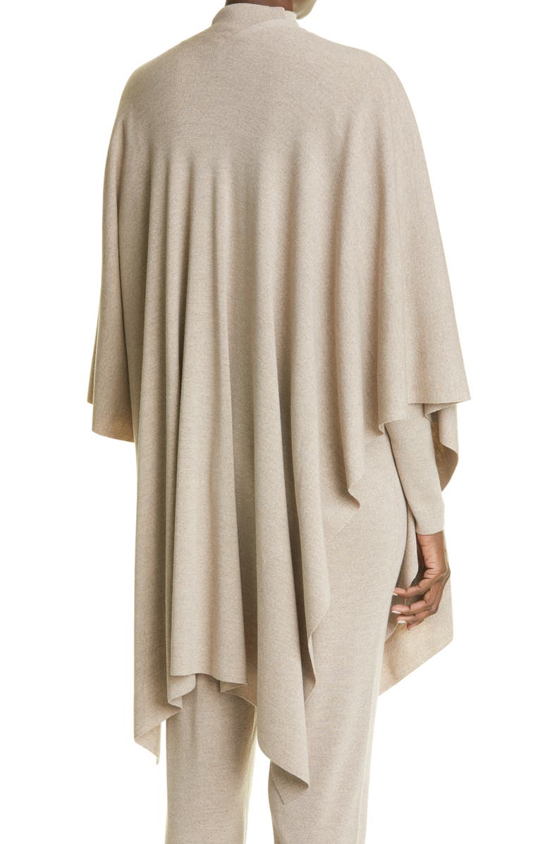 St. John Collection Wool Knit Wrap, Alternate, color, 