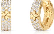 Roberto Coin Love in Verona Diamond Hoop Earrings