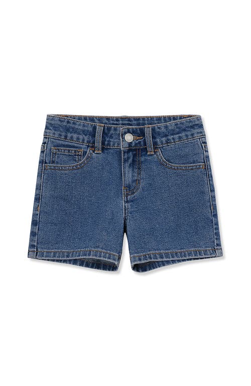 LANDS' END LANDS' END GIRLS COMFORT WAIST DENIM JEAN SHORTS