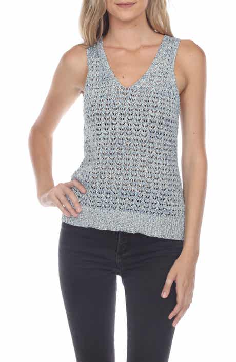 Open Knit Tank Top