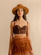 MODERN MONARCHIE Chain Trim Cordobes Hat