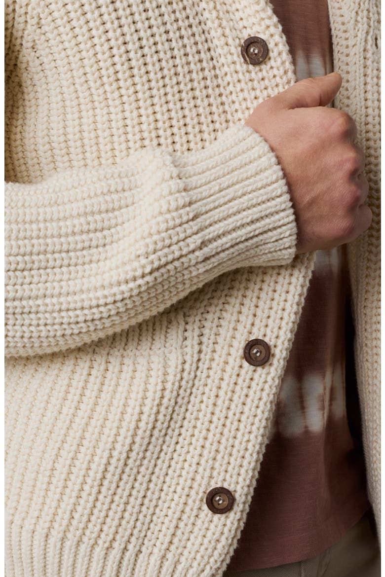 Pima Cotton Cardigan, Alternate, color, IVORY VISTA