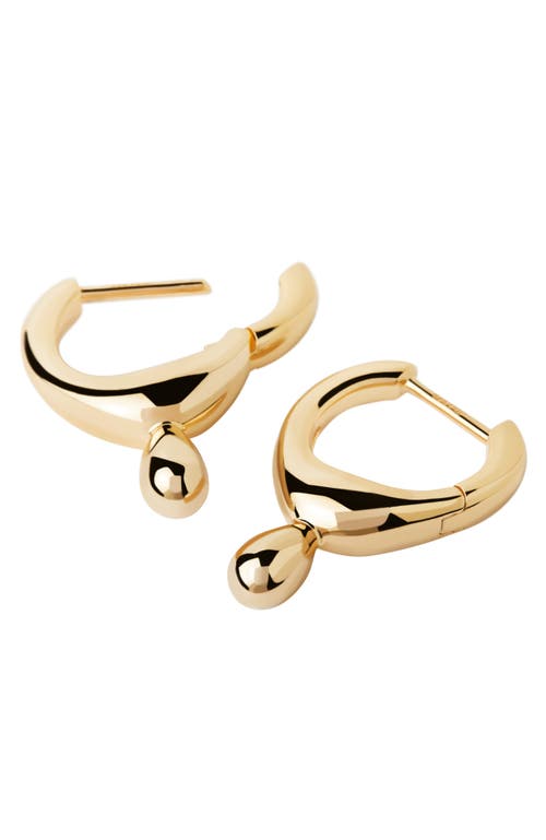 Pdpaola Lava Hoops In Gold