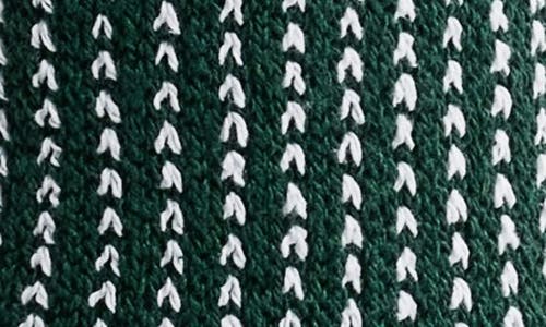 American Trench The Heart Recycled Cotton Blend Crew Socks In Forest
