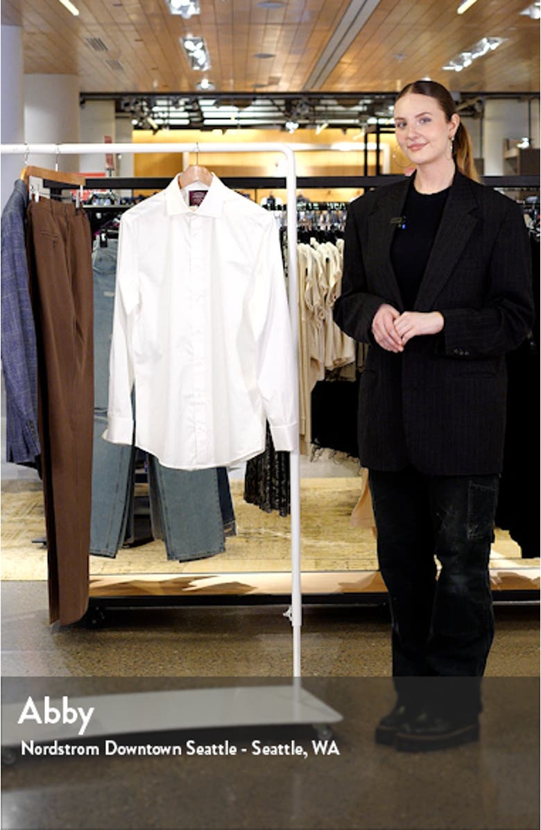 Slim Fit Luxury Twill Dress Shirt, sales video thumbnail