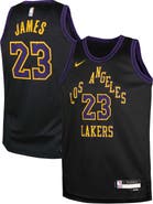 Nike Youth Nike LeBron James Black Los Angeles Lakers 2025/26 City Edition Swingman Jersey