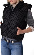 GUESS Daisy Cropped Logo Puffer Vest