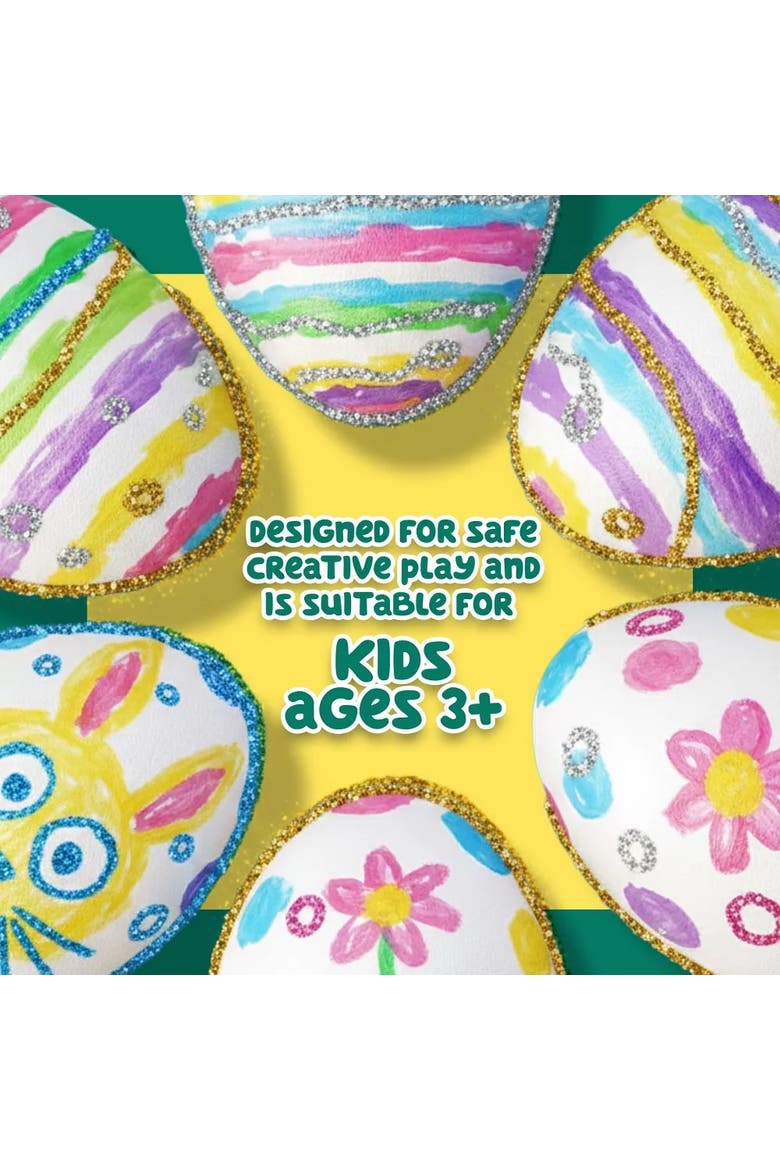 DIY Easter Egg Painting Craft Set, Alternate, color, Multicolor