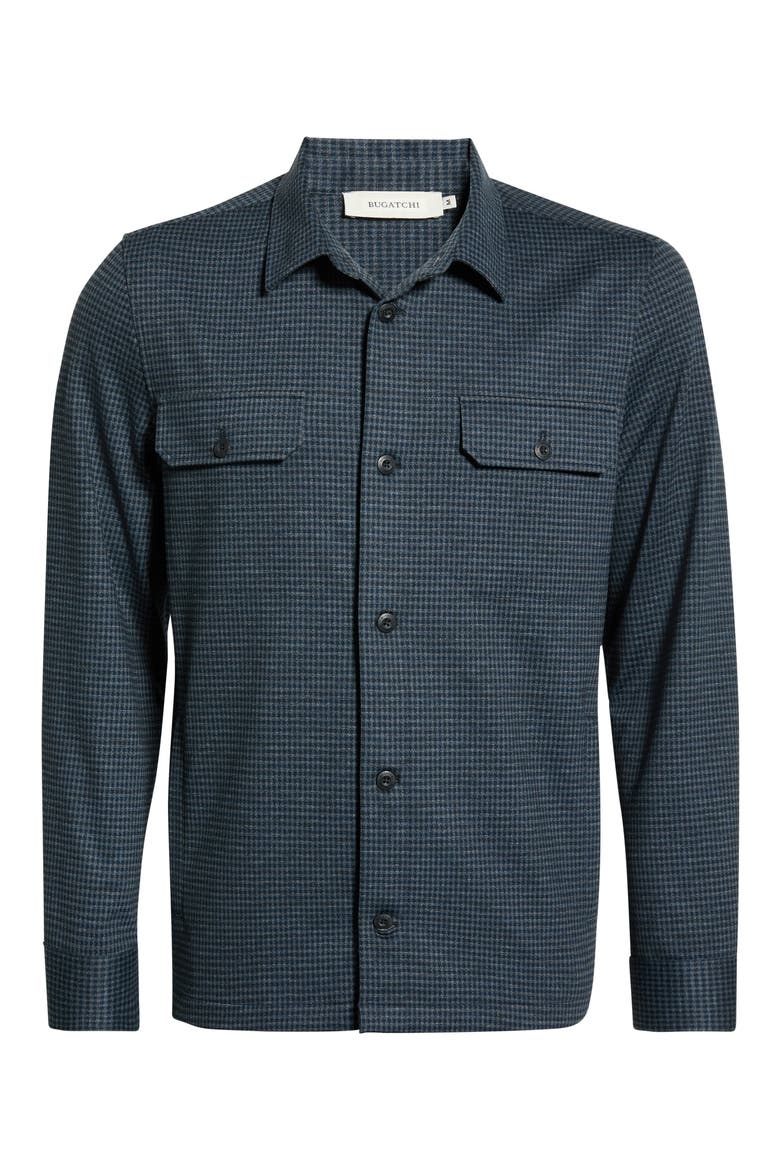Knit Shirt Jacket, Alternate, color, NAVY