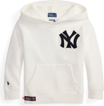 Toddler Polo Ralph Lauren Cream Yankees Fleece Hoodie