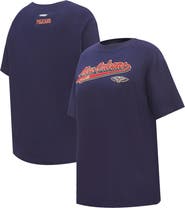 PRO STANDARD Women's Pro Standard Navy New Orleans Pelicans Script Boyfriend T-Shirt
