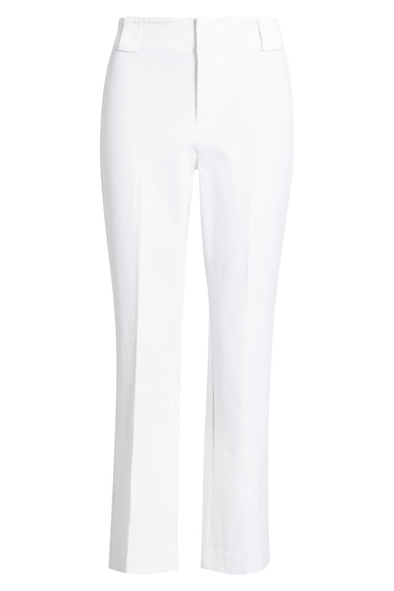 Plaza Ankle Demi Bootcut Pants, Alternate, color, PAPER WHITE