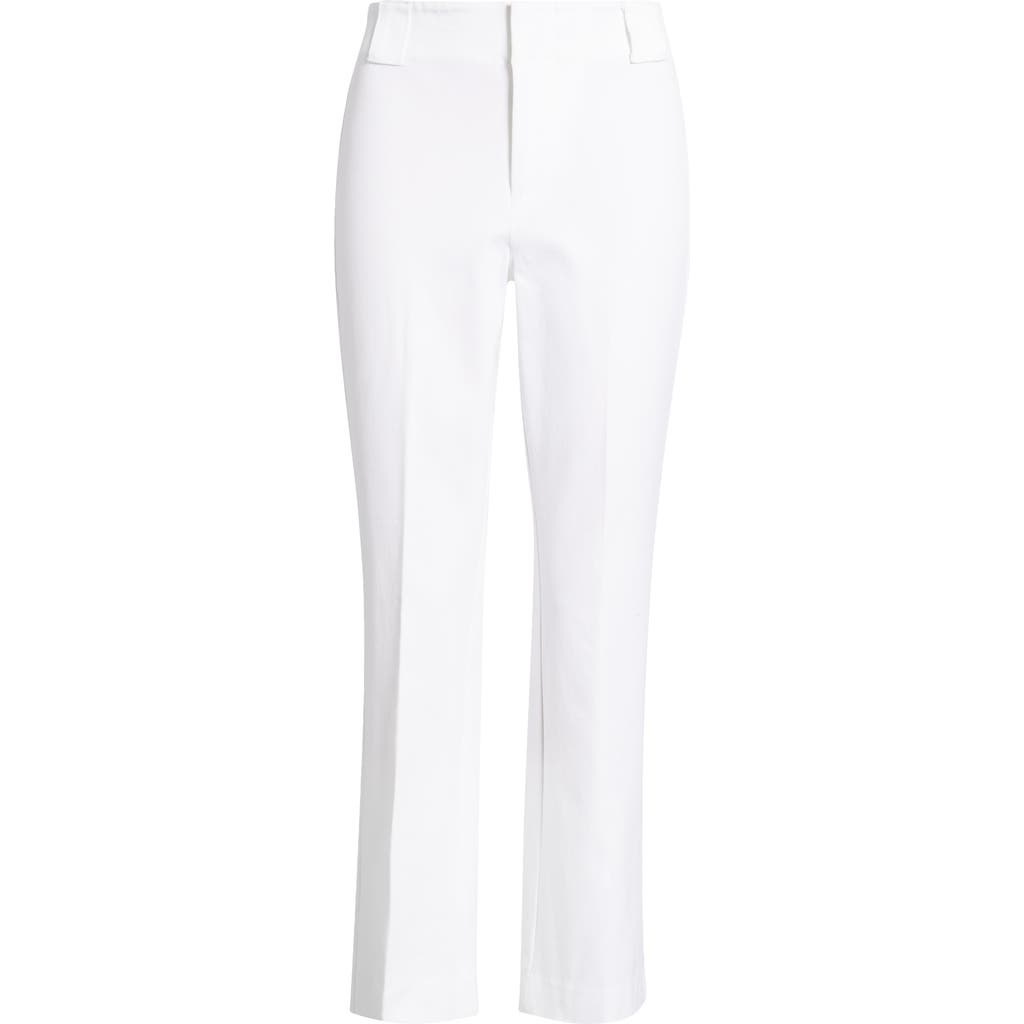 Nic + Zoe Nic+zoe Plaza Ankle Demi Bootcut Pants In Paper White