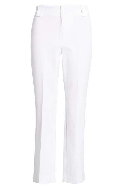 Nic + Zoe Nic+zoe Plaza Ankle Demi Bootcut Pants In White