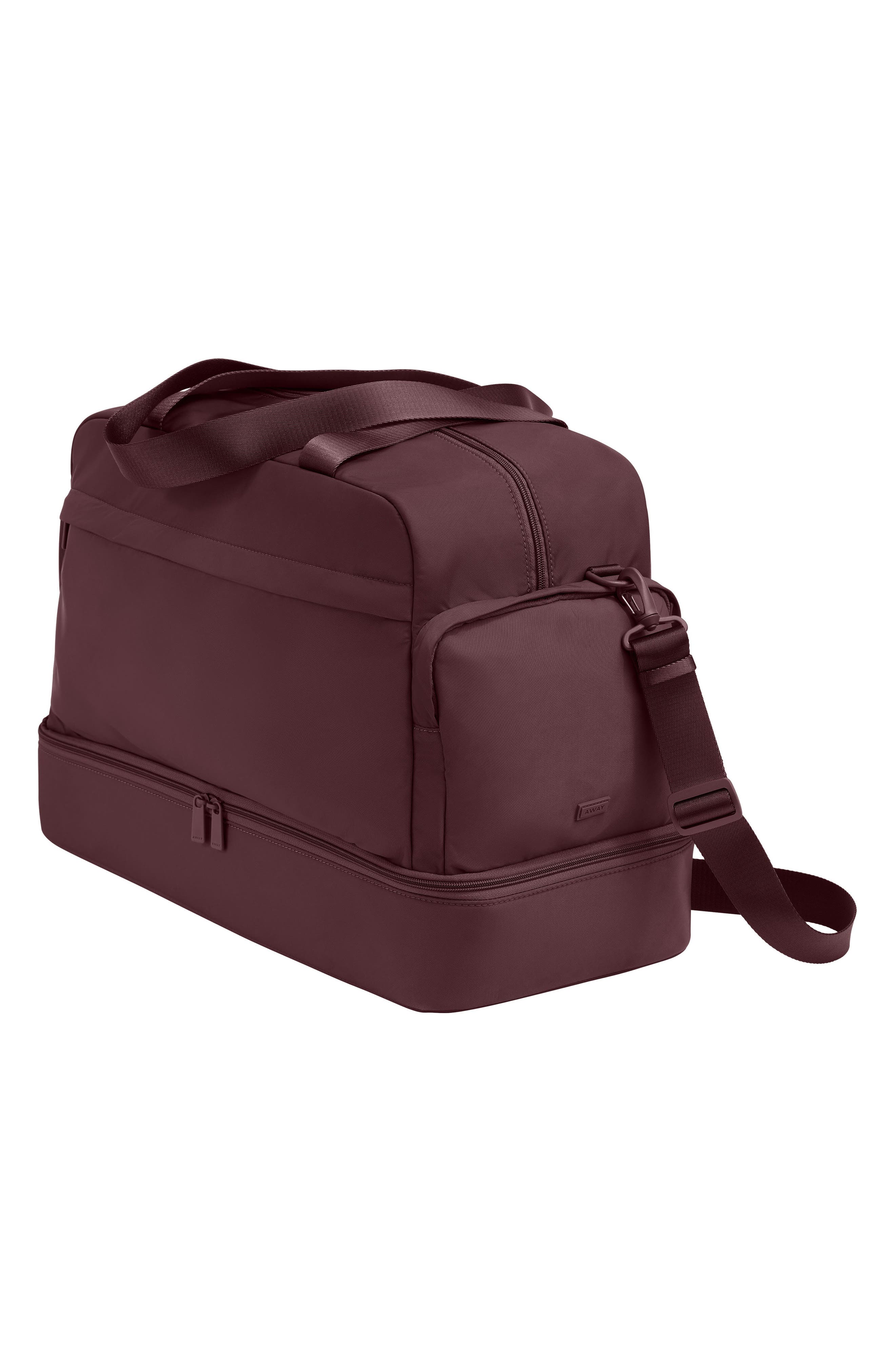 Featherlight Weekend Bag (Nordstrom Exclusive), Alternate, color, OXBLOOD RED