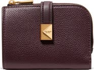 Kate Spade New York deco pebbled leather bifold wallet