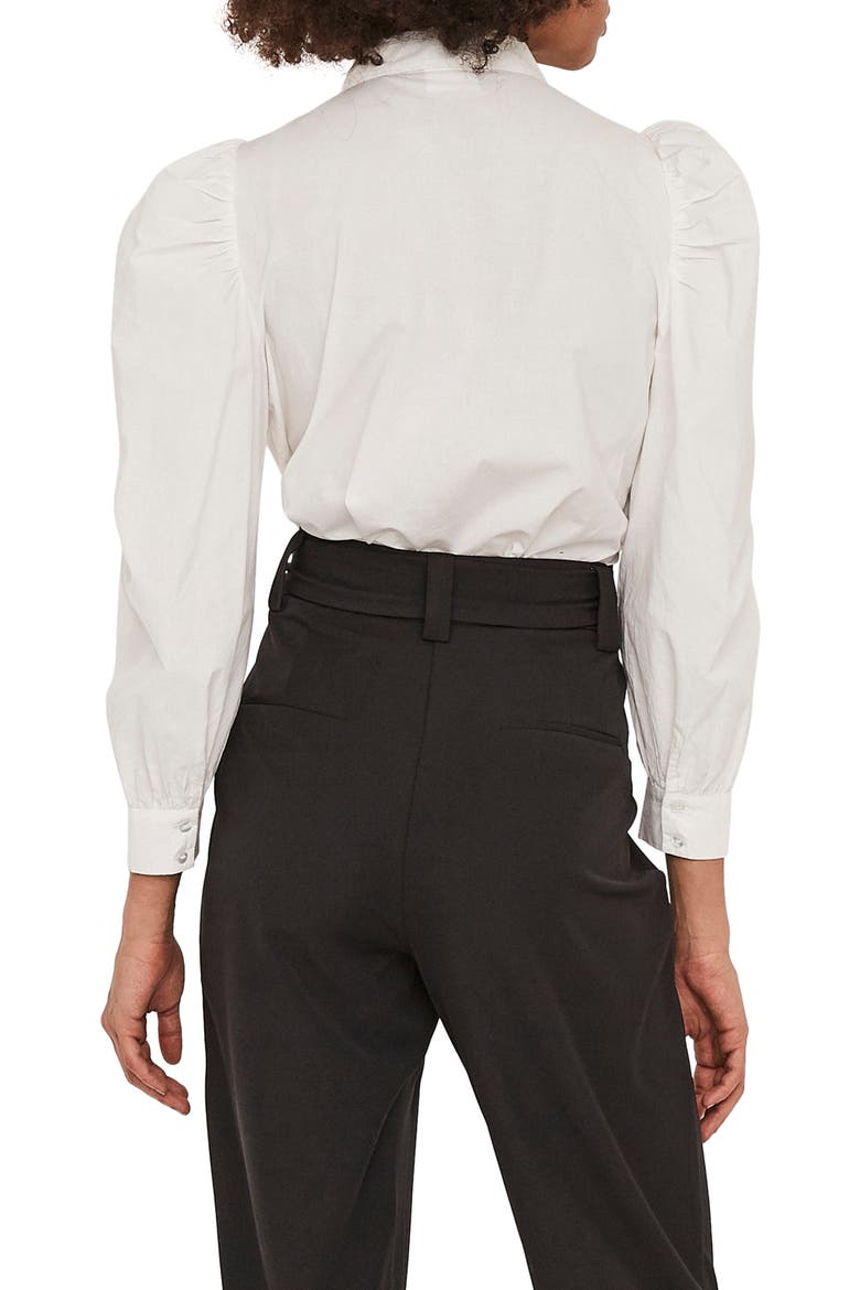 Miriam Organic Cotton Blouse, Alternate, color, SNOW WHITE